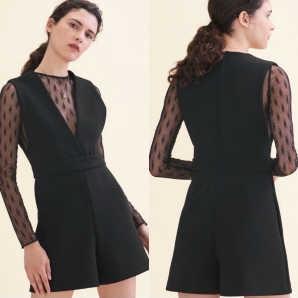 Maje Lace Romper (XS)
